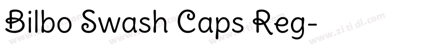 Bilbo Swash Caps Reg字体转换